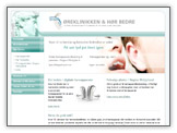 Wedesign til �reklinikken H�r Bedre 