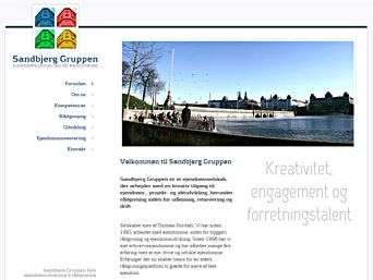 Eksempel p� Webdesign