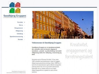 Eksempel p� Webdesign