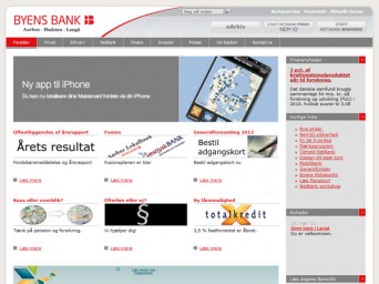 Eksempel p� Webdesign