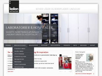 Eksempel p� Webdesign