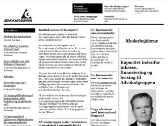 Eksempel p� Webdesign
