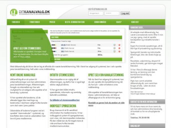 Eksempel p� Webdesign