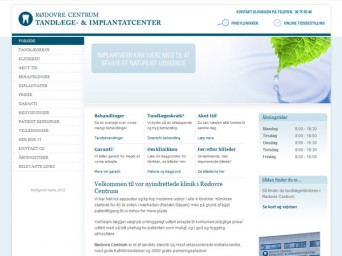 Eksempel p� Webdesign