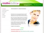 Wedesign til CreativeStudies