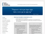 Wedesign til Basic Business Consulting